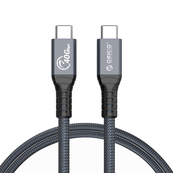 Cable USB-C a USB-C 100W 0.8mt Thunderbolt 4 ORICO-TBZ4-08